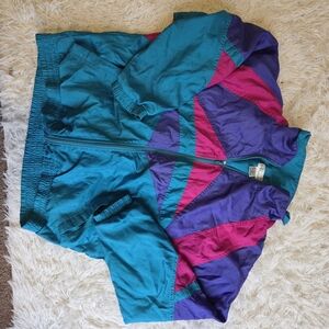 Bocoo Purple and Teal Windbreaker
